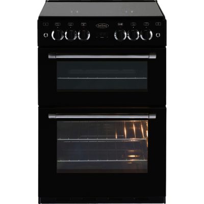 Belling Classic 60G 60cm Gas Cooker with Double Oven in Black